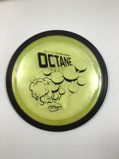 Vist Large View of Product Image Which is Used MVP PROTON OCTANE Disc Golf Driver Yellow 175g