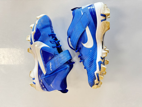 Vist Large View of Product Image Which is Used Nike TROUT BB/SB Cleats Royal Blue Senior 7.5