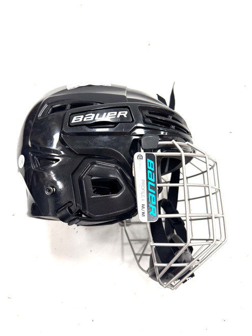 Vist Large View of Product Image Which is Used Bauer IMS 5.0 Helmet Cage Combo Black MD