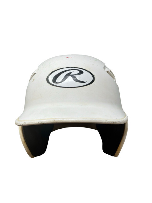Vist Large View of Product Image Which is Used Rawlings 0 Batting Helmet No Mask White MD