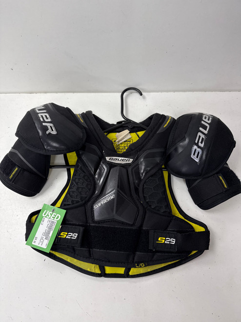 Vist Large View of Product Image Which is Used Bauer SUPREME S29 Junior Shoulder Pads LG