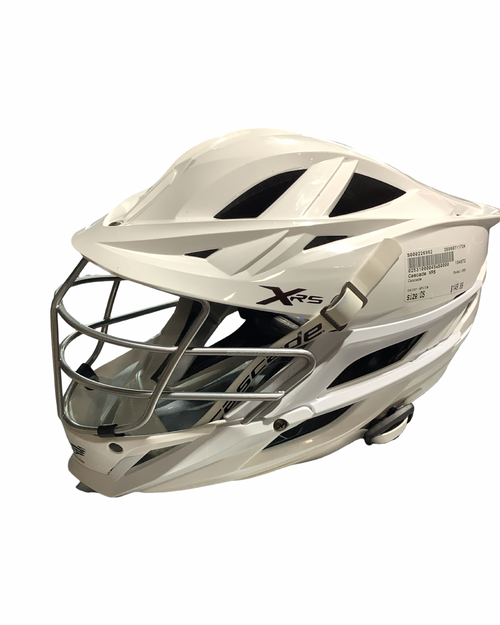 Vist Large View of Product Image Which is Used Cascade XRS Lacrosse Helmet White One Size
