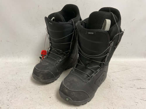 Vist Large View of Product Image Which is Used Burton MOTO Mens Snowboard Boots Black Senior 8