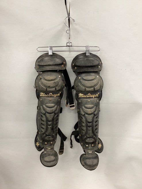 Vist Large View of Product Image Which is Used MacGregor B 64 LEG GUARDS Catchers Leg Guards None Youth