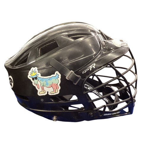 Vist Large View of Product Image Which is Used Cascade CPVR Lacrosse Helmet Black MD