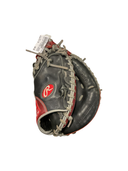 Vist Large View of Product Image Which is Used Rawlings R9 SERIES R9CM325BSG BB/SB Catchers RH Throw Black 32 1/2"