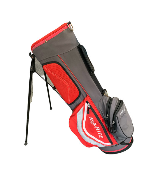 Vist Large View of Product Image Which is Used Top Flite RED/GRY STAND BAG Mens Stand Bag Grey