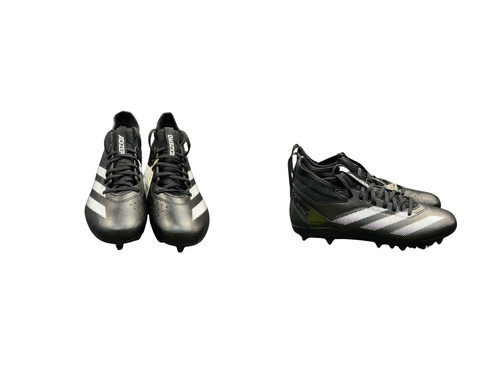 Vist Large View of Product Image Which is Used Adidas ADIZERO IMPACT.2 Adult FB Cleats Black Senior 9.5