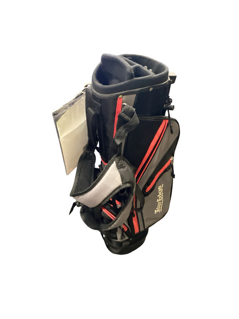 Vist Large View of Product Image Which is Used Tour Edge 4 WAY STAND BAG Jr Stand Bag Black