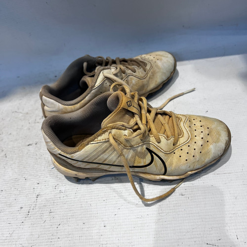 Vist Large View of Product Image Which is Used Nike DIAMOND BB/SB Cleats White Adjustable