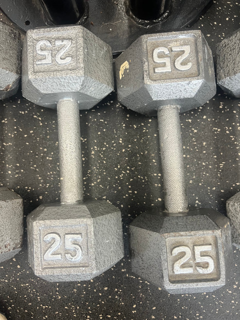 Vist Large View of Product Image Which is Used 25-LB HEX DUMBBELL PAIR 
