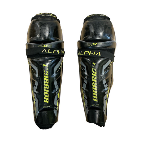 Vist Large View of Product Image Which is Used Warrior ALPHA QX3 Junior Shin Guards None 13"