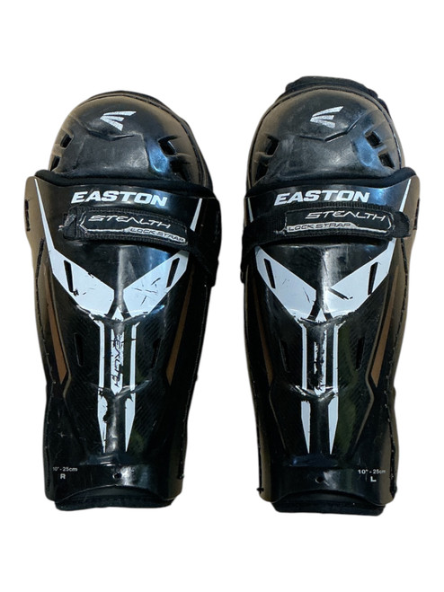 Vist Large View of Product Image Which is Used Easton STEALTH Junior Shin Guards None 10"