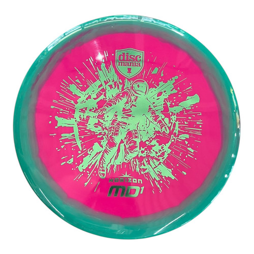 Vist Large View of Product Image Which is Used Discmania HORIZON MD1 Disc Golf Mid Range Pink 179g