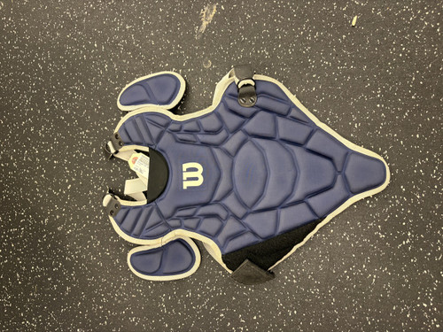 Vist Large View of Product Image Which is Used Wilson EZ GEAR Catchers Chest Protector Navy Blue T-Ball