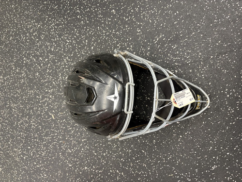 Vist Large View of Product Image Which is Used All Star MVP2500 Batting Helmet w/Mask Black LG