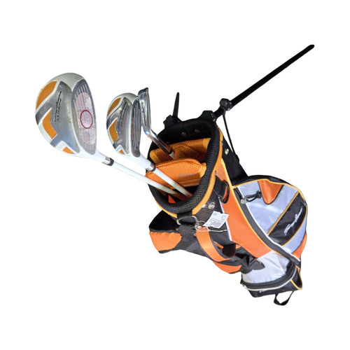 Vist Large View of Product Image Which is Used Tommy Armour HOT SCOT JUNIOR 3 CLUB SET Jr Package Set RH Orange 4 Piece
