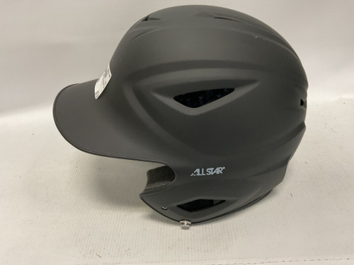 Vist Large View of Product Image Which is Used All Star Batting Helmet No Mask Black SM