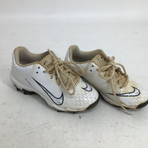 Vist Large View of Product Image Which is Used Nike HYPERDIAMOND 4 JR 1.0 SB CLEATS BB/SB Cleats White Junior 01