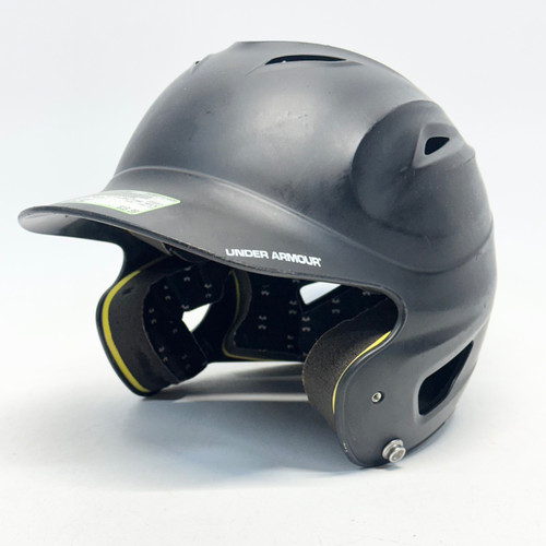 Vist Large View of Product Image Which is Used Under Armour UABH100 Batting Helmet No Mask Black M/L