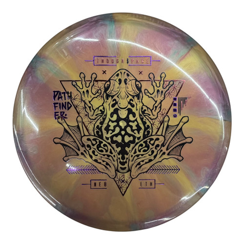 Vist Large View of Product Image Which is Used Thought Space Athletics PATHFINDER Disc Golf Mid Range Brown 176g