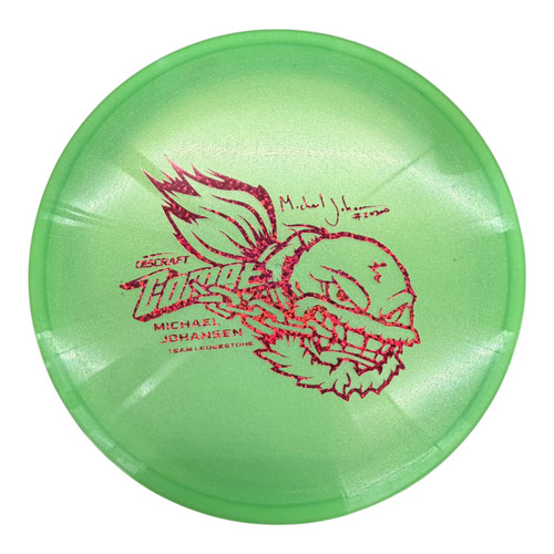 Vist Large View of Product Image Which is Used Discraft LEDGESTONE COMET Disc Golf Mid Range Green 177g