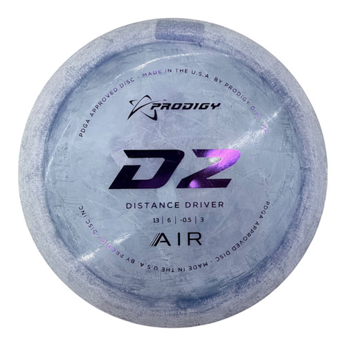 Vist Large View of Product Image Which is Used Prodigy D2 AIR Disc Golf Driver Royal Blue 157g