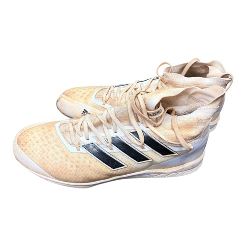 Vist Large View of Product Image Which is Used Adidas ADIZERO SENIOR 11 BB/SB Cleats White Senior 11.5