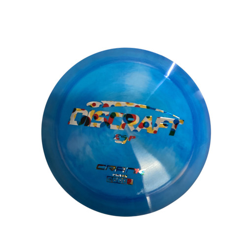 Vist Large View of Product Image Which is Used Discraft CRANK Disc Golf Driver Royal Blue