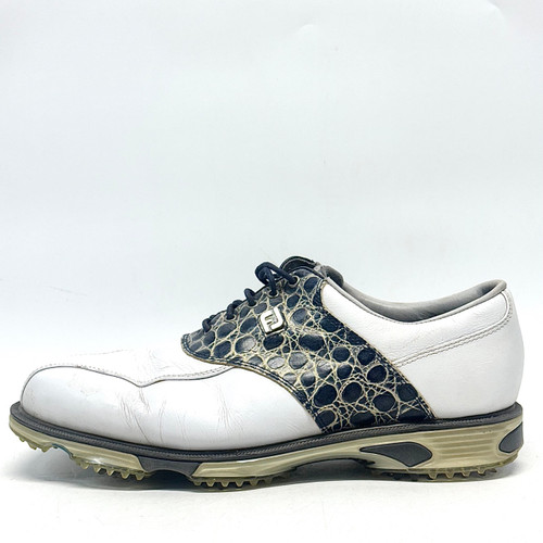 Vist Large View of Product Image Which is Used Foot Joy DRYJOY TOUR Womens Golf Shoes White Senior 10