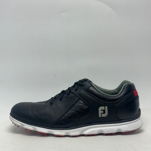 Vist Large View of Product Image Which is Used Foot Joy PRO SL Mens Golf Shoes Black Senior 11