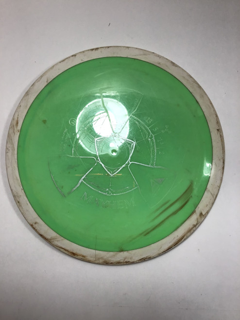 Vist Large View of Product Image Which is Used Axiom NEUTRON MAYHEM Disc Golf Driver Green 174g