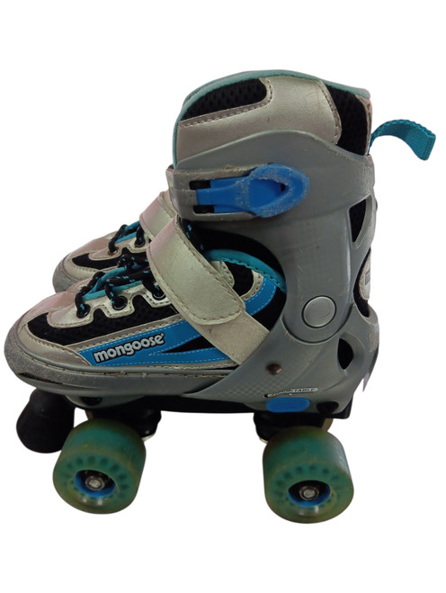 Vist Large View of Product Image Which is Used Mongoose ADJ 1-4 Junior Roller Quad Skates Grey Adjustable