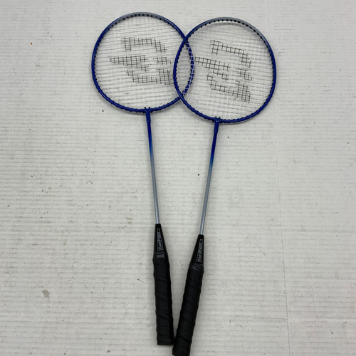 Vist Large View of Product Image Which is Used EAS POINT 2PC SET Adult Badminton Racquet Black Unknown