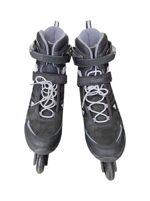 Vist Large View of Product Image Which is Used Rollerblade ROLLERBLADES 12 Senior Rec Fitness Skates Black Senior 12