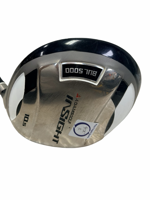 Vist Large View of Product Image Which is Used Adams Golf INSIGHT BUL 5000 Mens Golf Driver RH 10.5 Degree 45.25" w/ Aldila G65 R-Flex Shaft