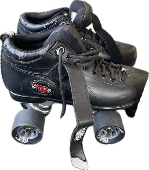 Vist Large View of Product Image Which is Used BOXER Senior Roller Quad Skates Black Senior 7