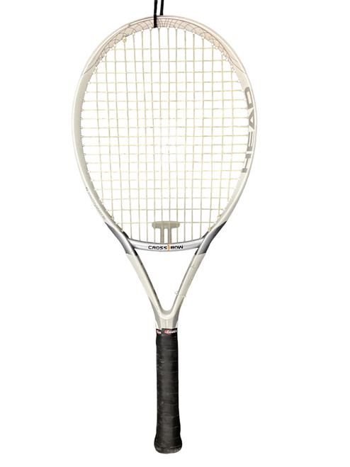 Vist Large View of Product Image Which is Used CROSS BOW AIRFLOW 5 Adult Tennis Racquet White 4 1/4"