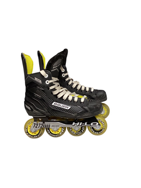 Vist Large View of Product Image Which is Used Bauer RS Junior Rec Fitness Skates Yellow Junior 05