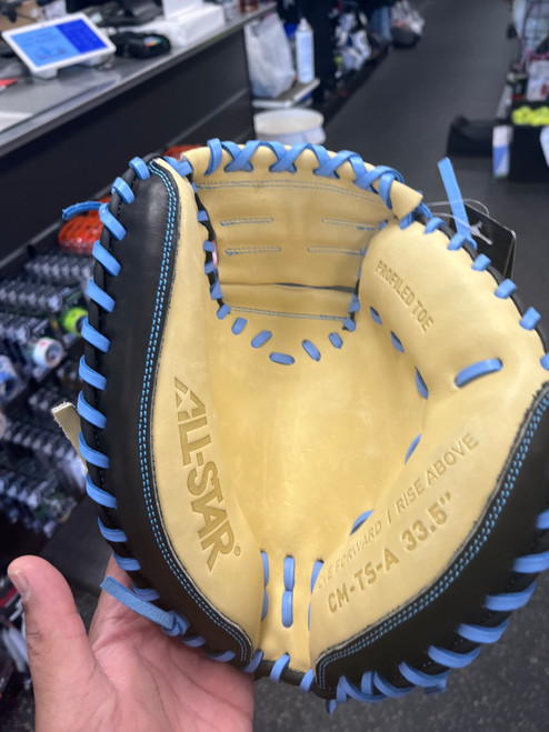 Vist Large View of Product Image Which is Used All-Star CM-TS-A BB/SB Catchers RH Throw Black And Tan 33 1/2"