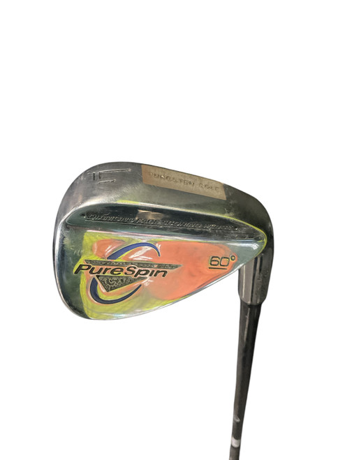 Vist Large View of Product Image Which is Used PureSpin DIAMOND FACE Golf Wedge Mens RH Lob Wedge