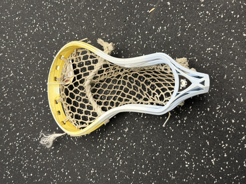 Vist Large View of Product Image Which is Used East Coast Dyes REBEL O STRUNG Mens Lacrosse Head Yellow And White