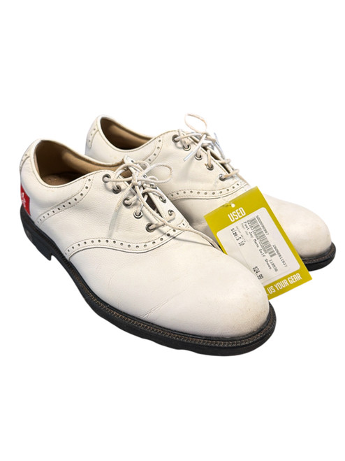 Vist Large View of Product Image Which is Used Foot Joy Mens Golf Shoes White Senior 10