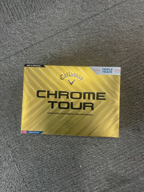 Vist Large View of Product Image Which is Used Callaway CHROME TOUR TRIPLE TRACK 12PK 12 Pack - Golf Balls