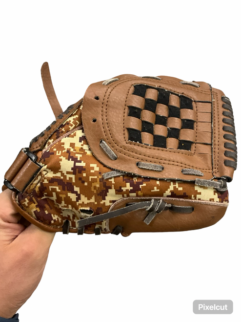 Vist Large View of Product Image Which is Used Adidas EAZY CLOSE BB/SB Glove T-ball Brown 10"