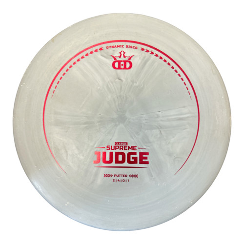 Vist Large View of Product Image Which is Used Dynamic Discs SUPREME JUDGE Disc Golf Putter Grey 176g