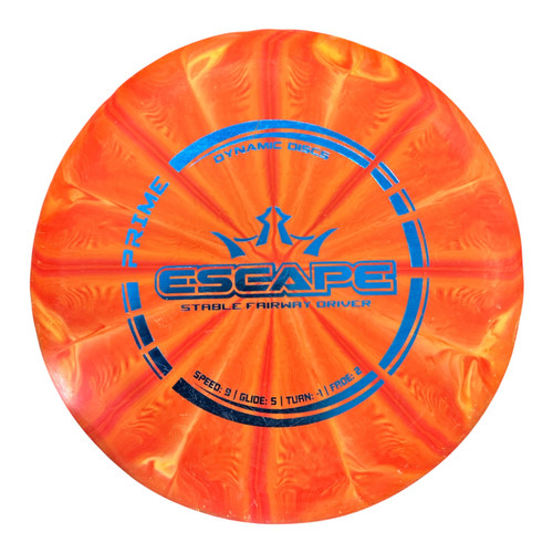 Vist Large View of Product Image Which is Used Dynamic Discs ESCAPE Disc Golf Driver Orange 172g