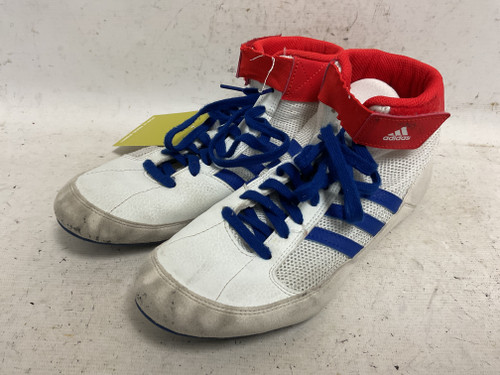 Vist Large View of Product Image Which is Used Adidas HVC2 BD7129 Wrestling Shoes White Senior 7
