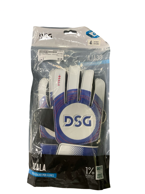 Vist Large View of Product Image Which is Used Dsg DSG Soccer Goalie Gloves White 4