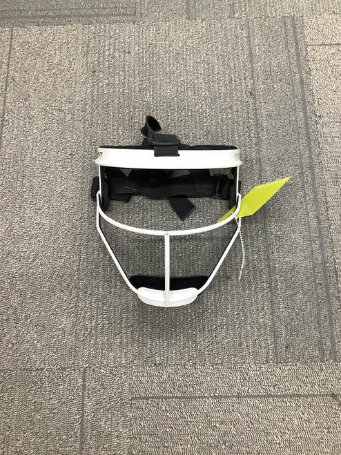 Vist Large View of Product Image Which is Used RIP-IT ADULT FIELDER MASK Batting Helmet Mask White One Size